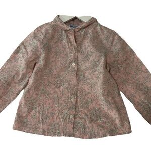 Jacadi pink shirt with flowers